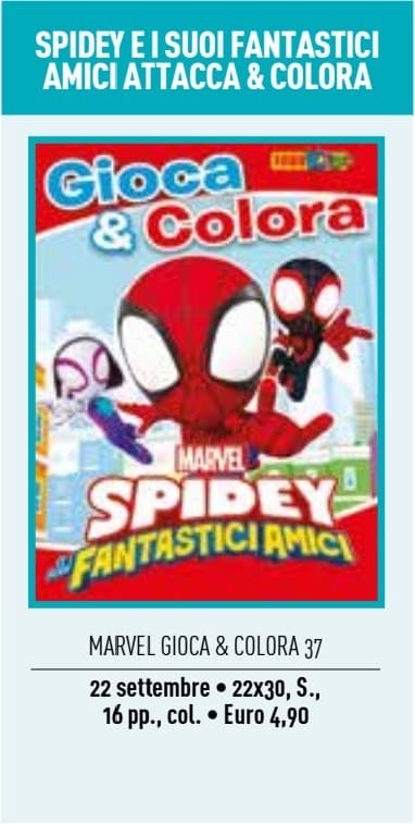Spidey e i Suoi Fantastici Amici - Gioca & Colora - Marvel Gioca & Colora 37 - Panini Comics - Italiano
