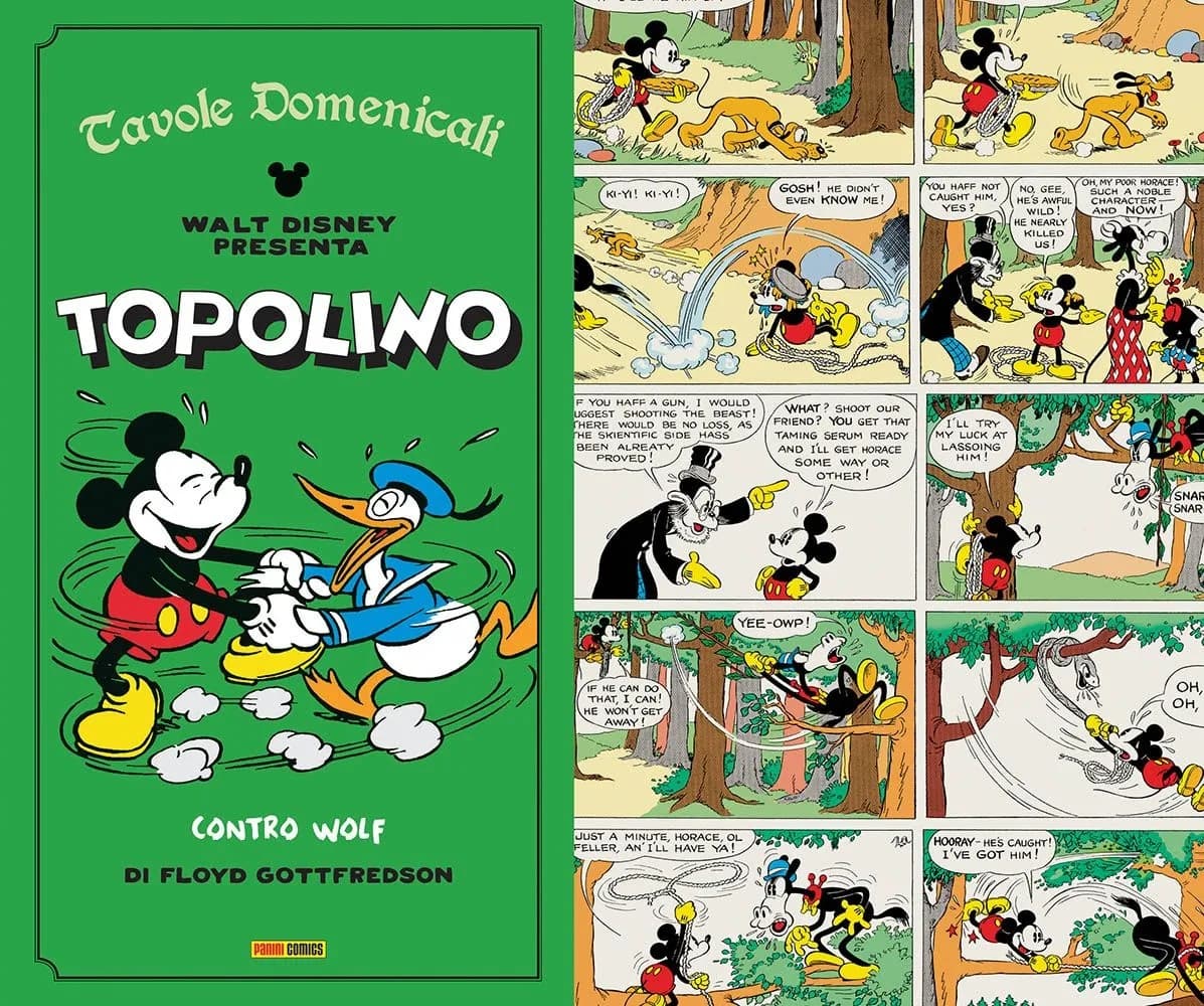 Topolino - Le Tavole Domenicali di Floyd Gottfredson Vol. 1 - Topolino Contro Wolf - Disney Classic 20 - Panini Comics - Italiano