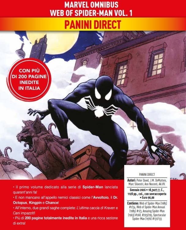 Web of Spider-Man Vol. 1 - Marvel Omnibus - Panini Comics - Italiano