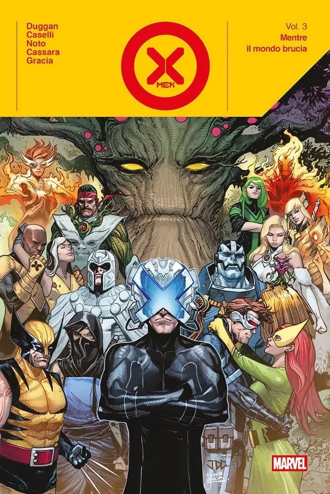 X-Men di Jonathan Hickman Vol. 3 - Mentre il Mondo Brucia - Marvel Deluxe - Panini Comics - Italiano