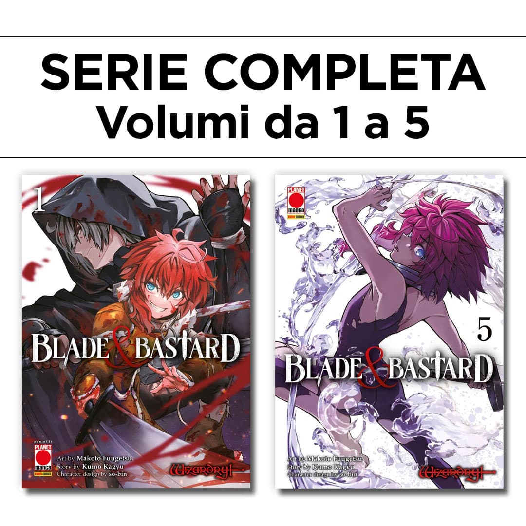 Blade & Bastard 1/5 - Serie Completa - Panini Comics - Italiano