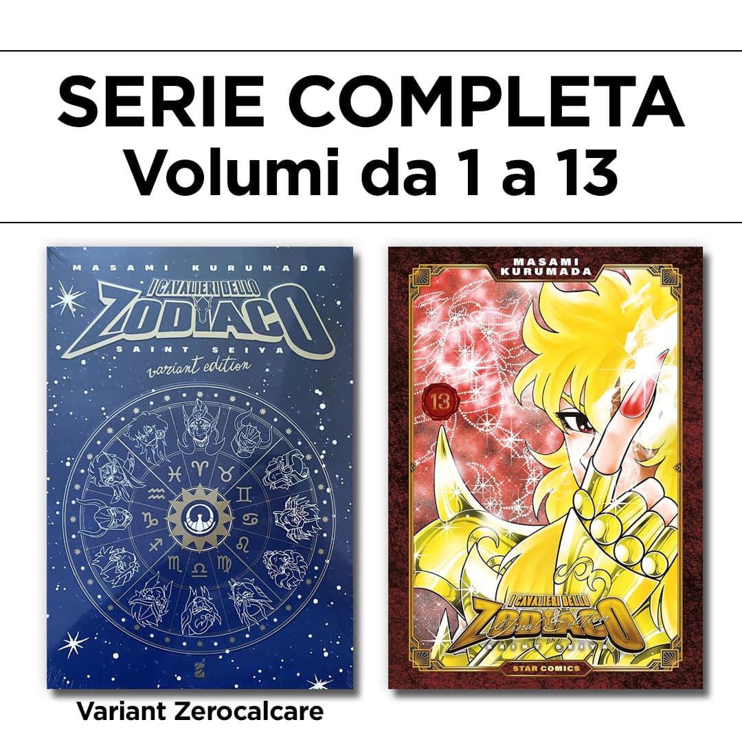I Cavalieri dello Zodiaco - Saint Seiya - Final Edition 1/13 (1 Variant Zerocalcare) - Serie Completa - Edizioni Star Comics - Italiano