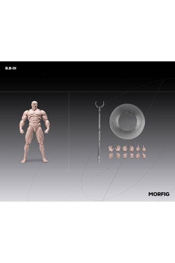 Inart Action Figure 1/12 Blank Male Body Skintone 17 cm