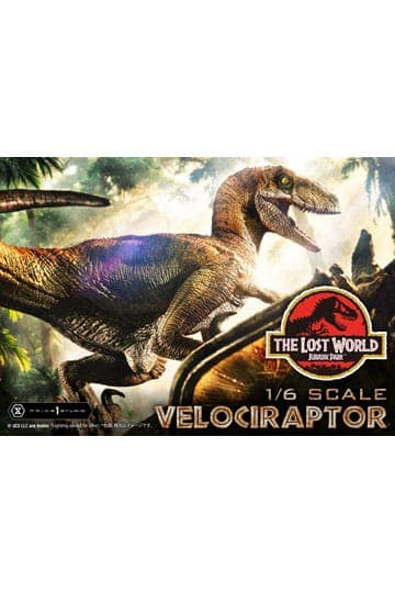 Jurassic Park II Legacy Museum Collection Statue 1/6 Velociraptor Bonus Version 41 cm