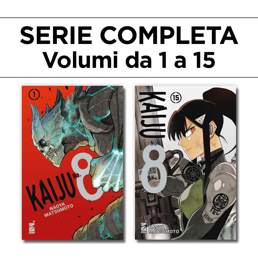 Kaiju No. 8 1/15 - Serie Completa - Edizioni Star Comics - Italiano