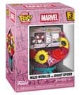 Marvel Bitty Funko POP! Bouquet Vinyl Figure 2-Pack Miles Morales & Ghost Spider (Valentine) 4 cm - Funko Bitty POP!