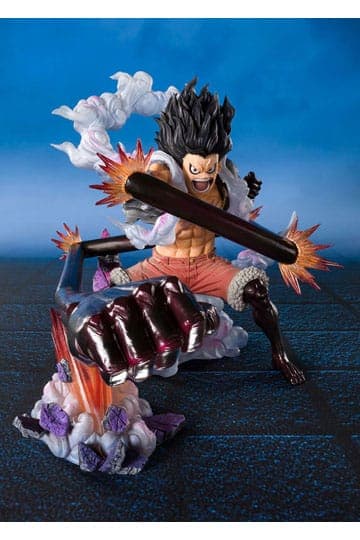 One Piece Figuarts ZERO Extra Battle PVC Statue Monkey D. Luffy Gear 4 Snake Man King Cobra 21 cm