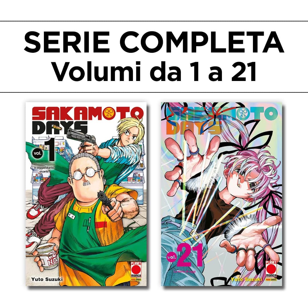 Sakamoto Days 1/21 - Serie Completa - Panini Comics - Italiano