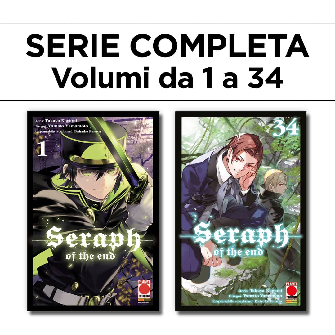 Seraph of the End 1/34 - Ristampa - Serie Completa - Panini Comics - Italiano
