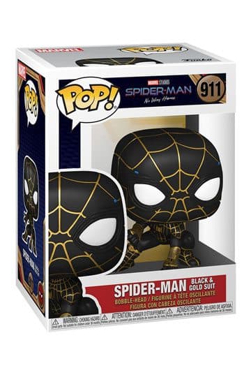 Spider-Man: No Way Home Funko POP! Vinyl Figure Spider-Man (Black & Gold Suit) 9 cm #911 - Funko POP!