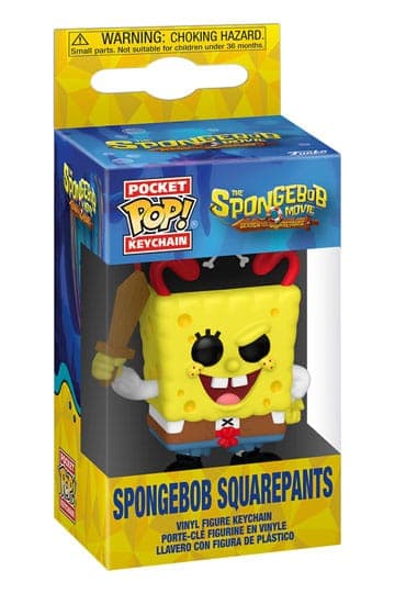 The SpongeBob Movie (2025) Funko POP! Vinyl Keychains 4 cm SpongeBob SquarePants - Pocket POP! Keychain