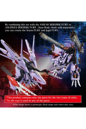 Zoids Model Kit Accesoory Set AM-Z01CP Berserk Fury Sturm & Jagd Unit