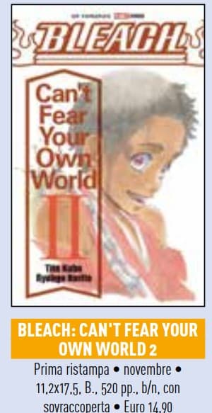 Bleach - Romanzo Can't Fear Your Own World 2 - Novel - Prima Ristampa - Panini Comics - Italiano