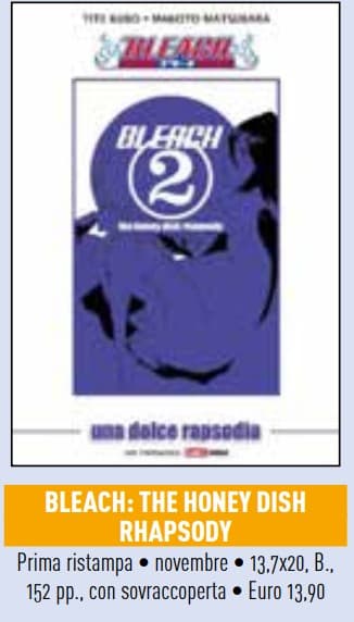 Bleach - Romanzo Una Dolce Rapsodia - Novel - Prima Ristampa - Panini Comics - Italiano