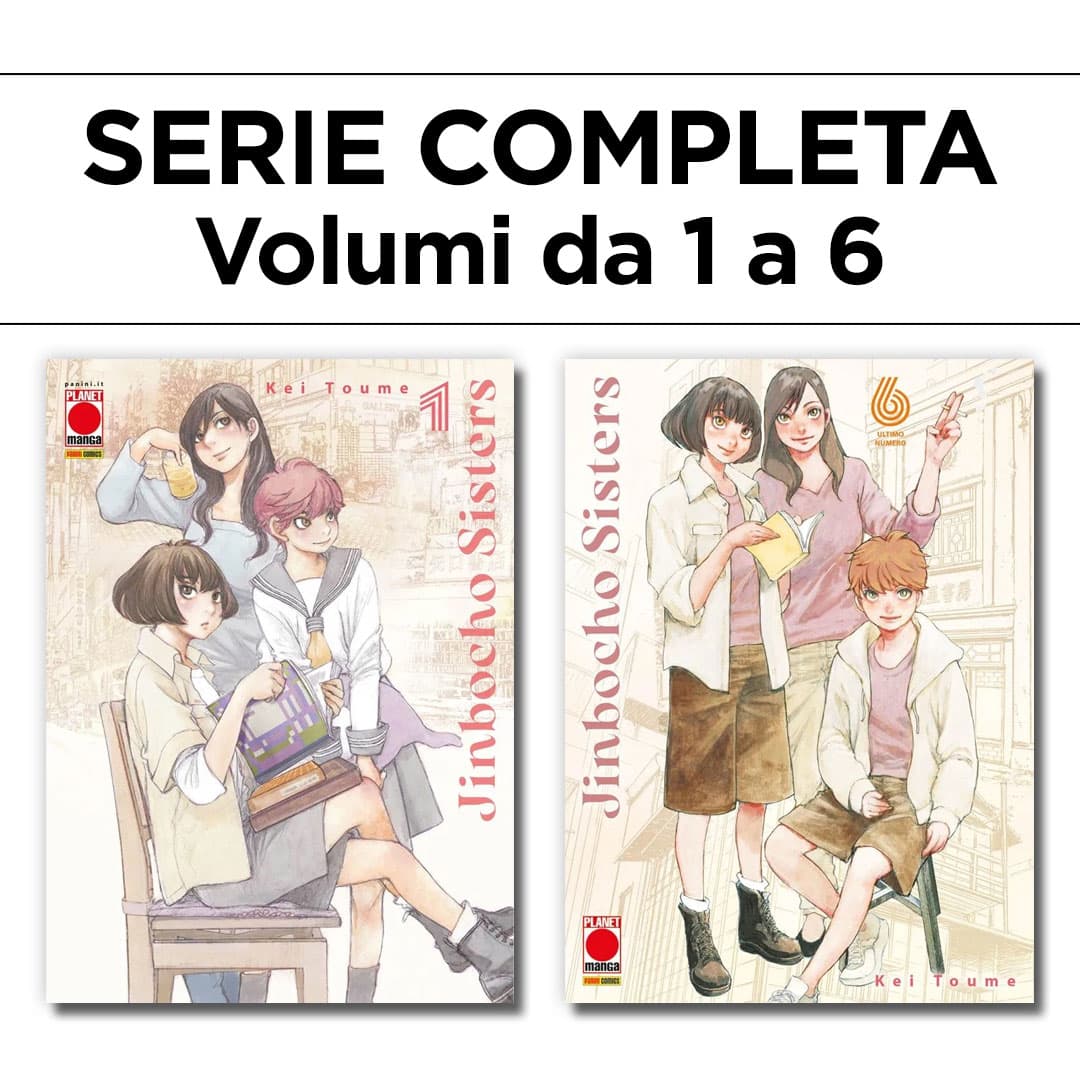 Jinbocho Sisters 1/6 - Serie Completa - Panini Comics - Italiano