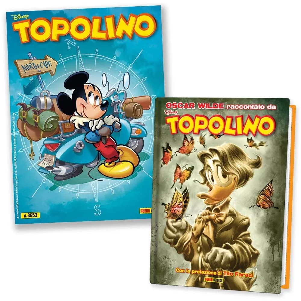 Topolino - Supertopolino 3653 + Topolibro "Oscar Wilde Raccontato da Topolino" - Panini Comics - Italiano