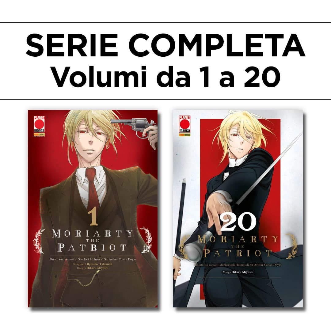 Moriarty the Patriot 1/20 - Ristampa - Serie Completa - Panini Comics - Italiano