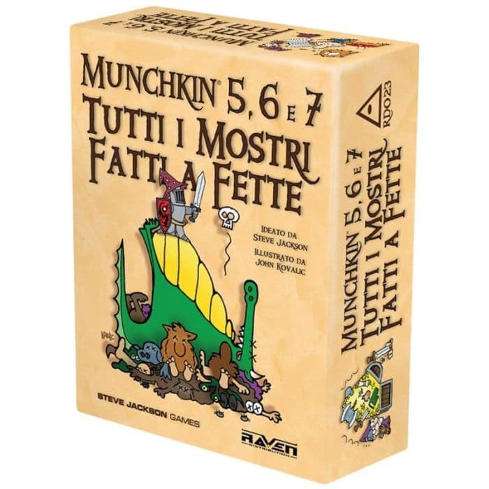 Munchkin - 5, 6 e 7 Tutti i Mostri Fatti a Fette