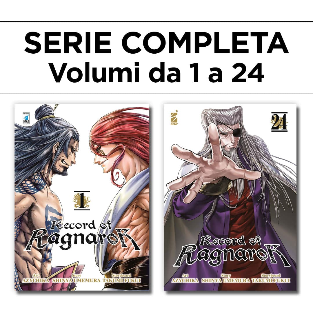 Record of Ragnarok 1/24 - Serie Completa - Edizioni Star Comics - Italiano