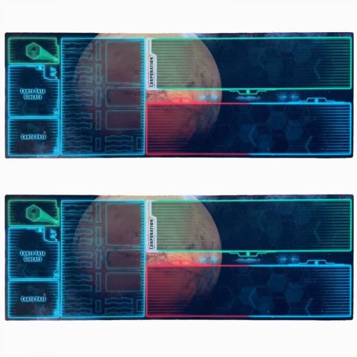 Terraforming Mars - Ares Expedition - 2 Tappetini da Gioco