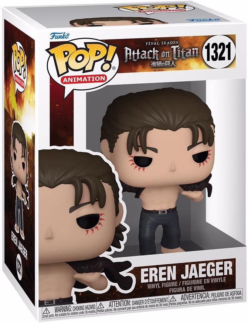 Attack on Titan Funko POP! Animation Vinyl Figure Eren Jeager 9 cm #1321 - Funko POP!