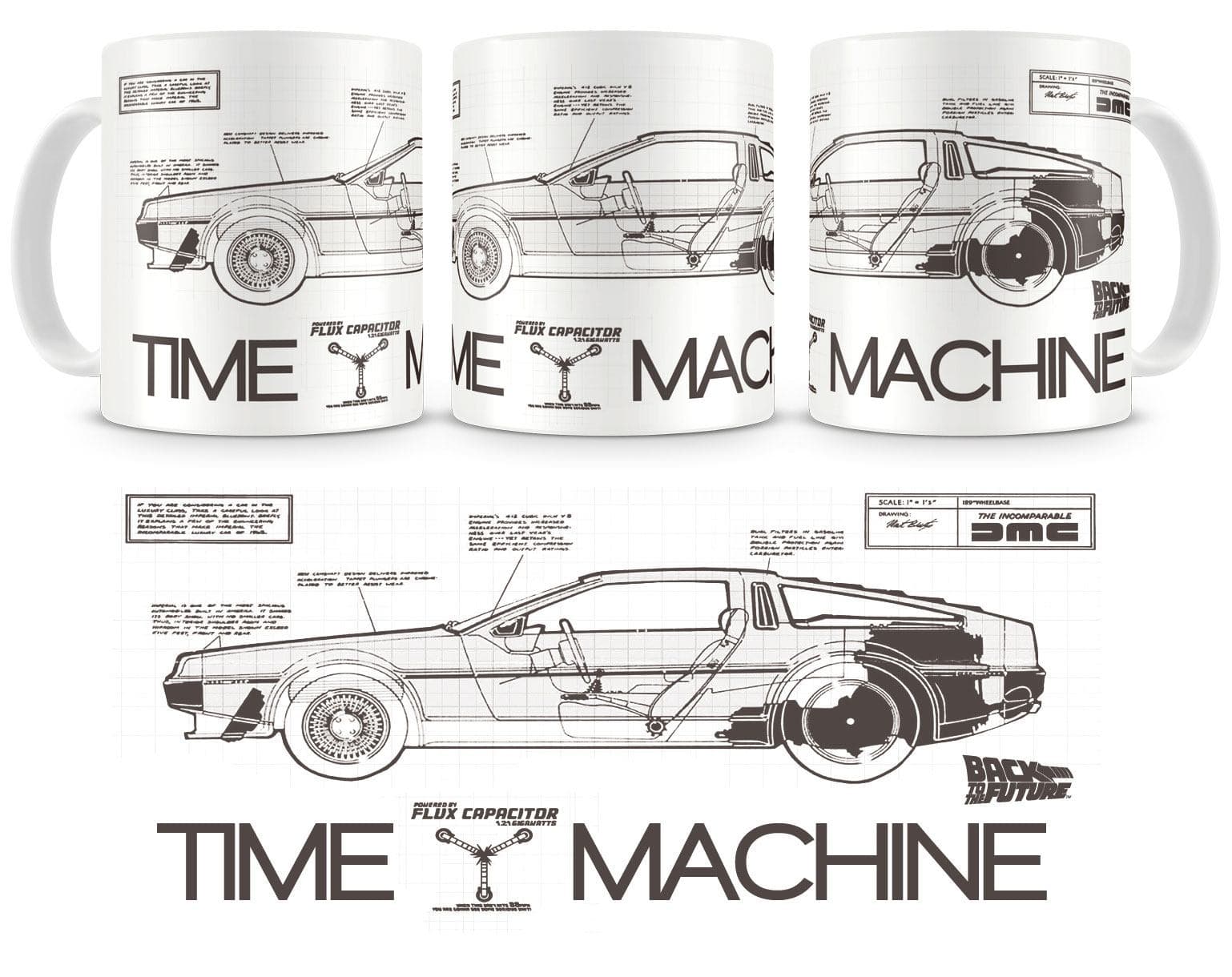 Back to the Future Mug Time Machine