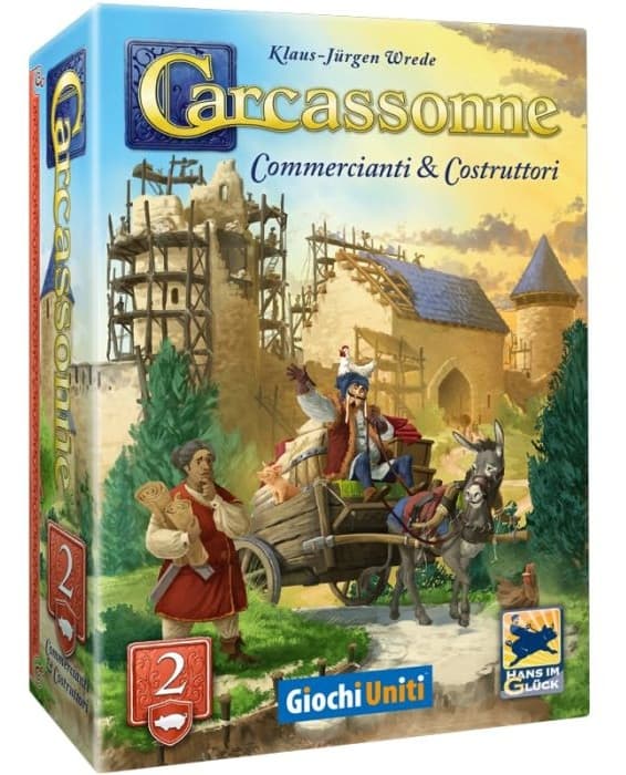 Carcassonne 2 - Commercianti e Costruttori - Edizione 2025 - Espansione