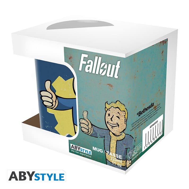 Fallout - Tazza Mug - 320 ml - Vault Boy Blue - Subli With Box
