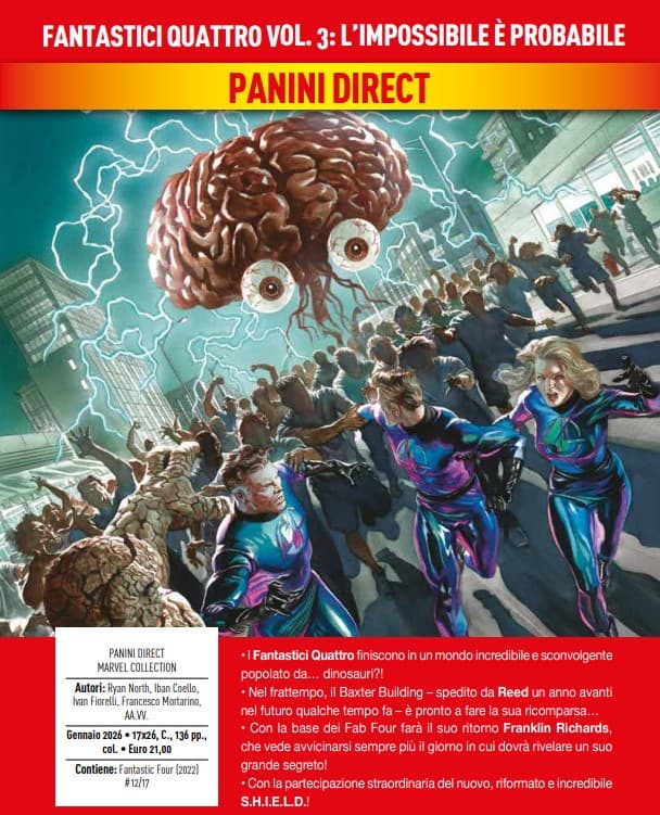 Fantastici Quattro Vol. 3 - L'Impossibile è Probabile - Marvel Collection - Panini Comics - Italiano