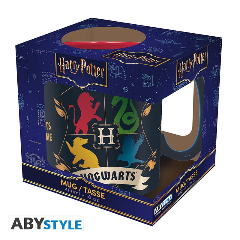 Harry Potter - Tazza Mug - 460 ml - Houses - Cardboard Box