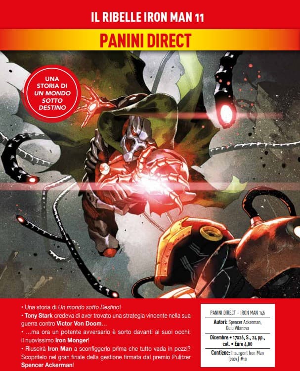 Iron Man 11 (146) - Panini Comics - Italiano