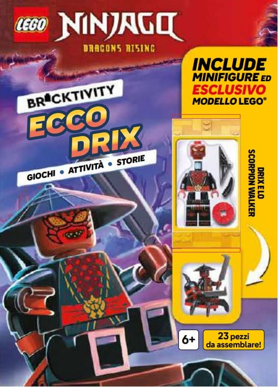 LEGO Ninjago - Ecco Drix - LEGO World Iniziative - Panini Comics - Italiano