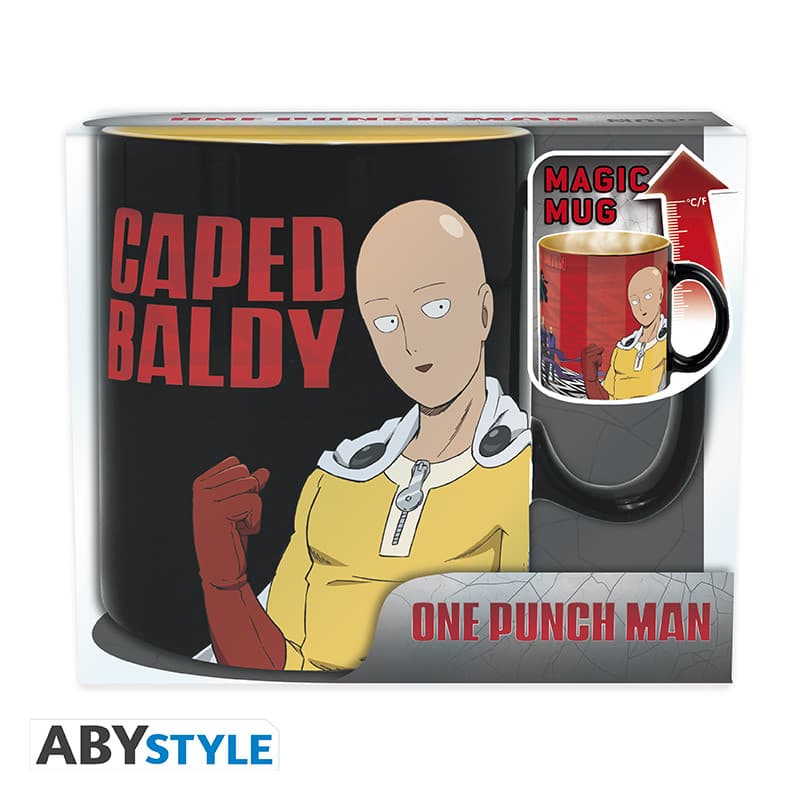 One-Punch Man - Tazza Mug Heat Change - 460 ml - Saitama & Garou