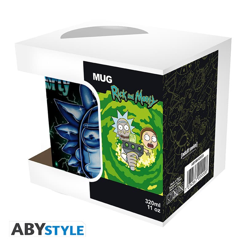 Rick and Morty - Tazza Mug - 320 ml - Rick & Morty - Subli Silver