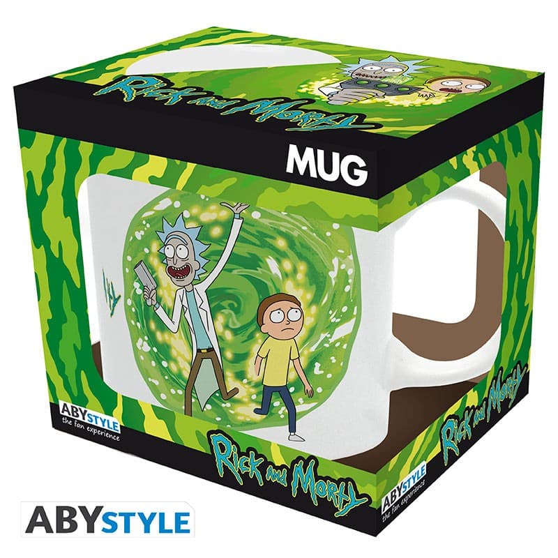 Rick and Morty - Tazza Mug - 320 ml - "Portal"- Subli With Box
