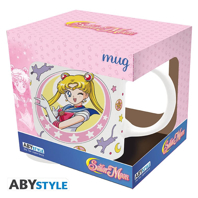 Sailor Moon - Tazza Mug - 320 ml - Sailor Moon & Luna Patch - Subli With Box