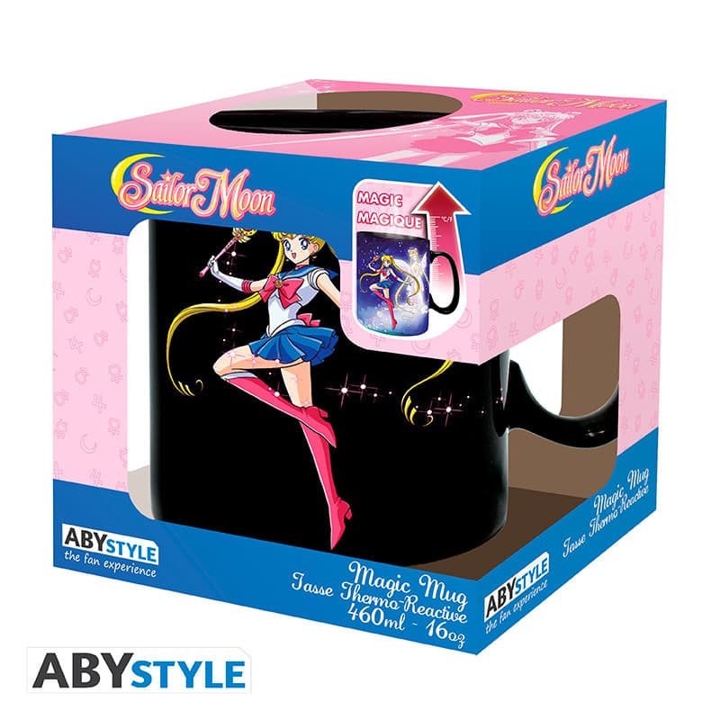 Sailor Moon - Mug Heat Change - 460 ml - Sailor & Chibi - Cardboard Box