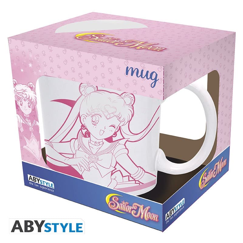 Sailor Moon - Tazza Mug - 320 ml - Sailor Moon & Luna- Subli With Box