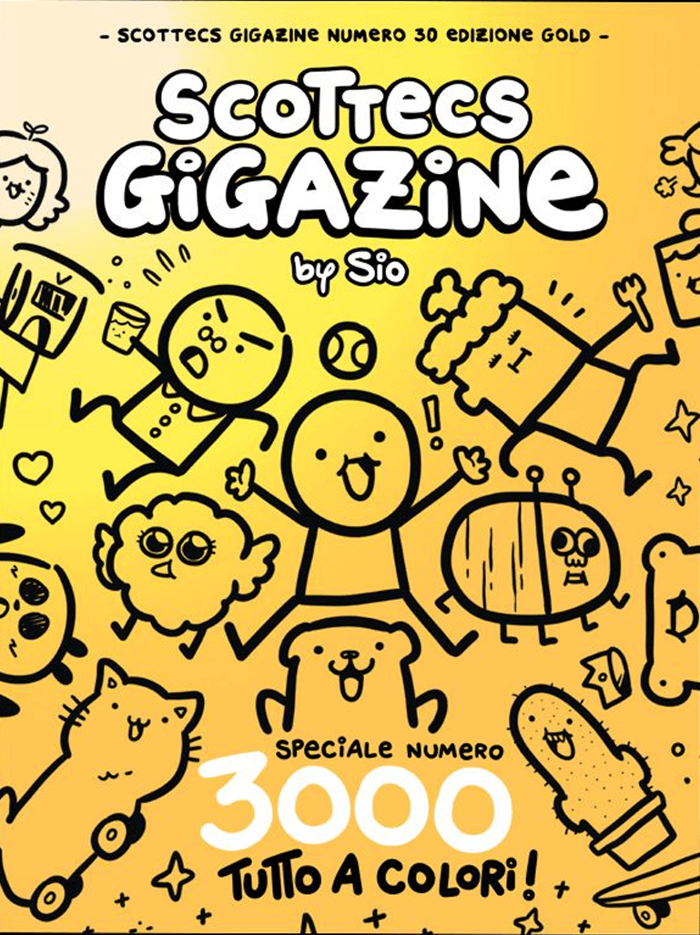 Scottecs Gigazine 30 - Variant Oro Limitata - Gigaciao - Italiano