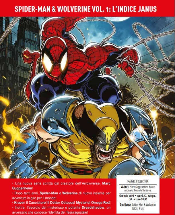 Spider-Man & Wolverine Vol. 1 - L'Indice Janus - Marvel Collection - Panini Comics - Italiano