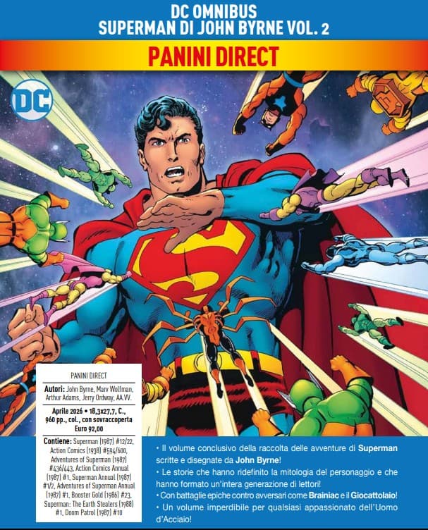 Superman di John Byrne Vol. 2 - DC Omnibus - Panini Comics - Italiano