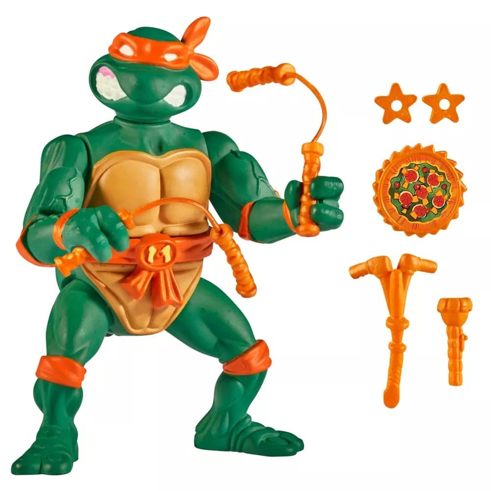 Teenage Mutant Ninja Turtles - Action Figure 10 cm - Michelangelo With Storage Shell