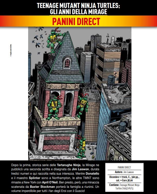 Teenage Mutant Ninja Turtles - Gli Anni della Mirage - Panini Comics - Italiano