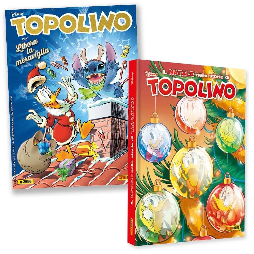 Topolino - Supertopolino 3656 + Topolibro "Il Natale nelle Storie di Topolino" - Panini Comics - Italiano
