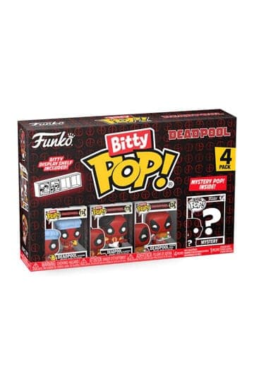 Deadpool Bitty Funko POP! Vinyl Figure 4-Pack Bathtime 2,5 cm - Funko Bitty POP!