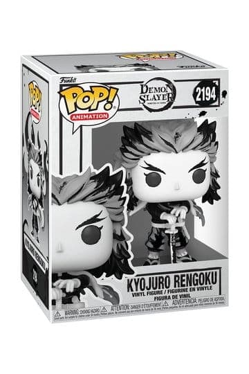 Demon Slayer: Kimetsu no Yaiba Funko POP! Animation Vinyl Figures Rengoku(Sumi-Ink) 9 cm #2194 - Funko POP!
