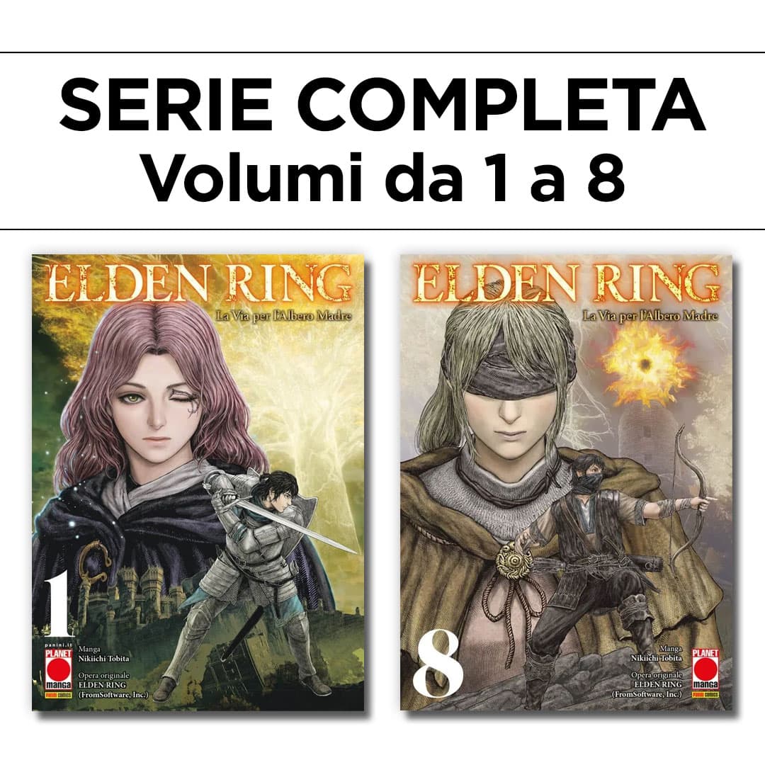 Elden Ring - La Via per l'Albero Madre 1/8 - Serie Completa - Panini Comics - Italiano