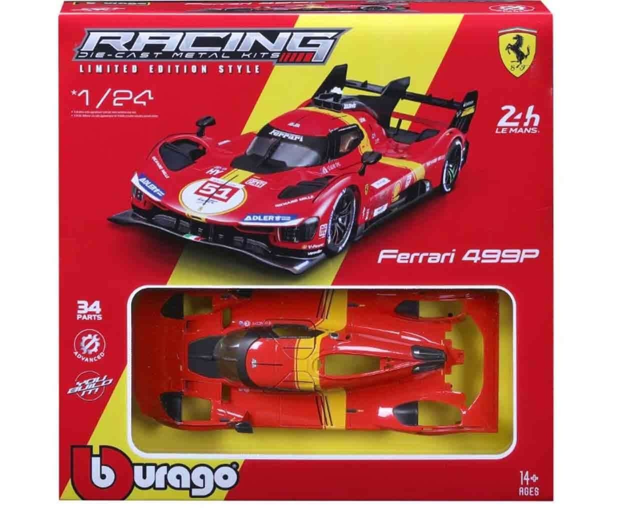 Ferrari 499p lmh (2023 24h le mans champion) - Model Kit 1:24
