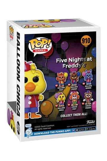 Five Nights at Freddy's Security Breach Funko POP! Games Vinyl Figure Balloon Chica 9 cm #910 - Funko POP!