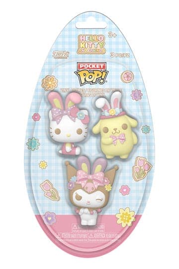 Hello Kitty Pocket Funko POP! Vinyl Figure Easter Egg 3-Pack HK 4 cm - Funko Bitty POP!